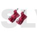 LX0356  Lynx Heli Innovations 130 X Tail Grip Set Red Devil Edition 2pcs  